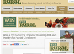 Win a by nature's Organic Rosehip Oil and Purifying Facial Cleanser!