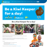 Win a chance to be a Kiwi Keeper for a day!