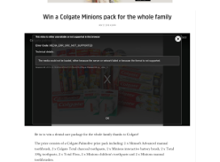 Win a Colgate Minions pack for the whole family