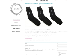 Win a collection of groomsmen socks