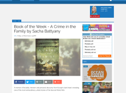 Win a copy of a Crime in the Family by Sacha Battyany