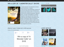 Win a copy of “A Monster Calls” on DVD