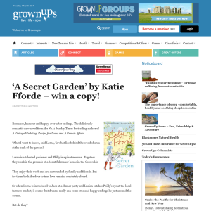 Win a copy of A Secret Garden by Katie Fforde