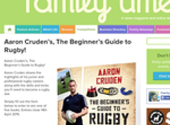 Win a copy of Aaron Cruden's The Beginner's Guide to Rugby