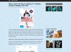 Win a copy of Billy Conolly's Tracks Across America on DVD