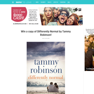 Win a copy of Differently Normal by Tammy Robinson