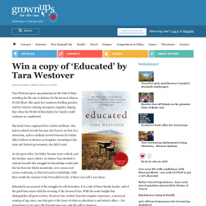 Win a copy of ‘Educated’ by Tara Westover