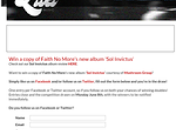Win a copy of Faith No More's new album 'Sol Invictus'