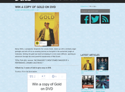 Win a copy of Gold on DVD