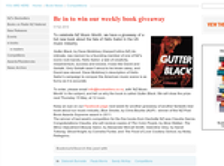 Win a copy of Gutter Black, by Dave McArtney 