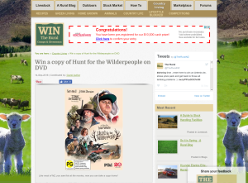 Win a copy of Hunt for the Wilderpeople on DVD