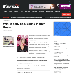 Win A copy of Juggling in High Heels