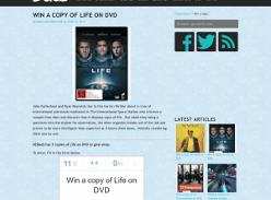 Win a copy of Life on DVD