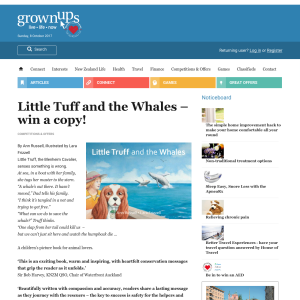 Win a copy of Little Tuff and the Whales