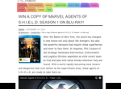 Win a copy of Marvel Agents of S.H.I.E.L.D: Season 1 on Blu-ray