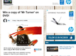 Win a copy of 'Mr Turner' on DVD!