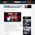 Win a copy of NBA 2K16 with PlayStation 4