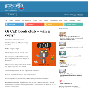 Win a copy of Oi Cat!