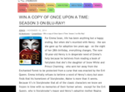 Win a copy of Once Upon A Time: Season 3 on Blu-ray