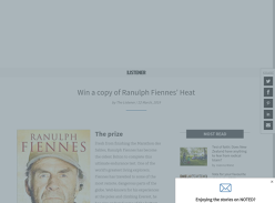 Win a copy of Ranulph Fiennes’ Heat