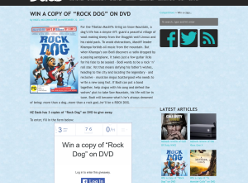 Win a copy of “Rock Dog” on DVD