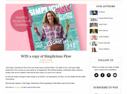 Win a copy of Simplicious Flow