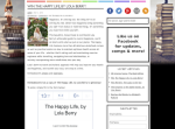 Win a copy of The Happy Life, by Lola Berry