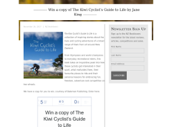 Win a copy of The Kiwi Cyclist’s Guide to Life by Jane King