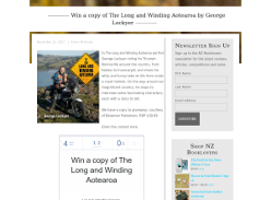 Win a copy of The Long and Winding Aotearoa by George Lockyer