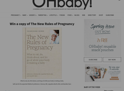 Win a copy of The New Rules of Pregnancy