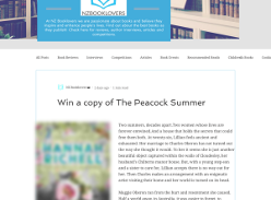 Win a copy of The Peacock Summer