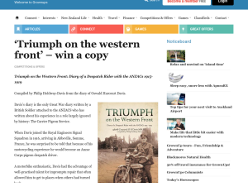 Win a copy of Triumph on the western front