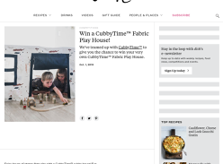 Win a CubbyTime Fabric Play House