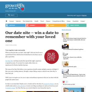 Win a date to remember with your loved one