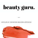 Win a Designer Brand Lipstick