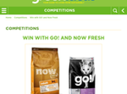 Win a dog food prize pack worth $60, or a cat food prize pack worth $50