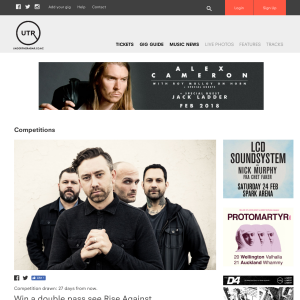 Win a double pass see Rise Against