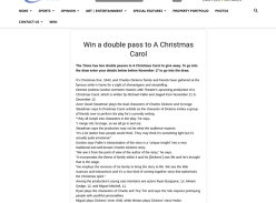 Win a double pass to A Christmas Carol
