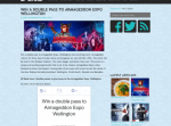Win a double pass to Armageddon Expo Wellington