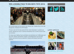 Win a double pass to Big Boys Toys 2016