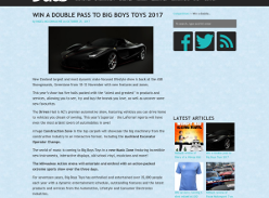 Win a double pass to Big Boys Toys 2017