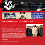 Win a double pass to Counting Crows!