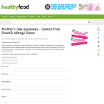 Win a double pass to Gluten Free Food & Allergy Show