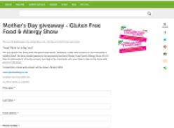 Win a double pass to Gluten Free Food & Allergy Show