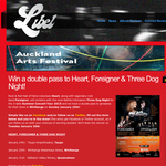 Win a double pass to Heart, Foreigner & Three Dog Night!
