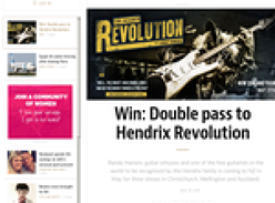 Win a Double pass to Hendrix Revolution