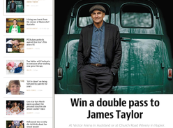 Win a double pass to James Taylor