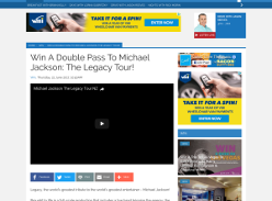 Win A Double Pass To Michael Jackson: The Legacy Tour