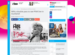 Win a double pass to see P!NK live in Auckland