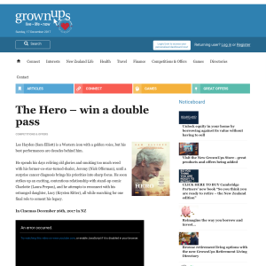 Win a double pass to The Hero